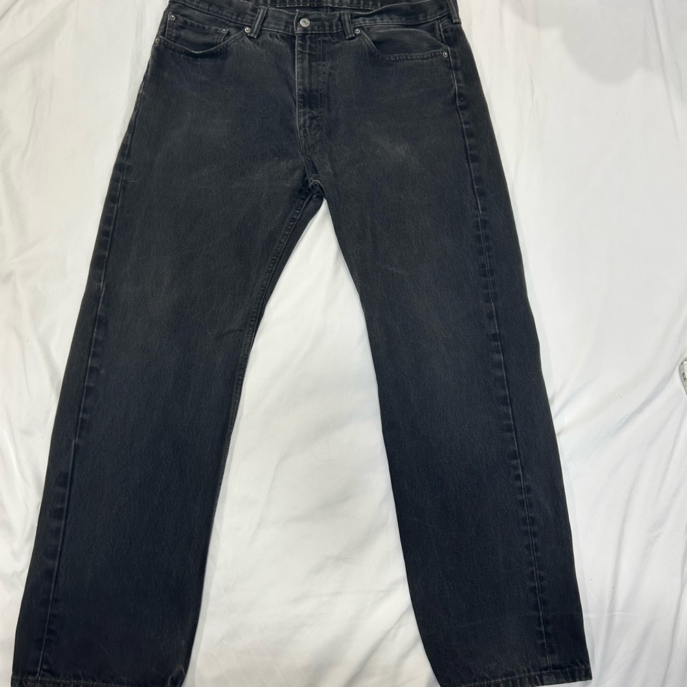 Levi’s Straight Leg Black 505 Men's Jeans Size 38 X 29.5
